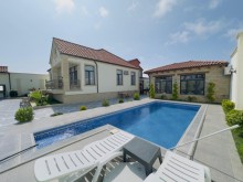 Mərdəkanda Toskana üslubunda inşa edilmiş 1 mərtəbəli villa satılır, -2