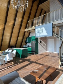 Qəbələ  Vəndam A-Frame ev gunluk kiraye, -7