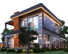 Baku city property - A villa with a 17-meter-long swimming pool for sale, -17