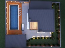 Baku city property - A villa with a 17-meter-long swimming pool for sale, -18