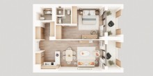 Arabian Ranches Sea Breeze apartments 1 bedroom, -4