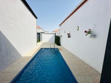 One-story 4-room house with a pool at an affordable price in Baku, -2