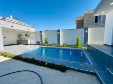 A 3-room house with a pool is for sale near Azal Arena in Shuvelan, -4