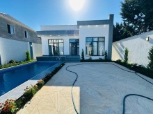A 3-room house with a pool is for sale near Azal Arena in Shuvelan, -7