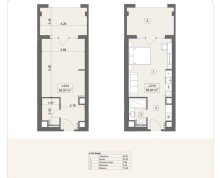 1 otaqlı Arabian Ranches Sea Breeze mənzilləri satışda, -1