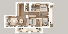 For Sale: 3 -Bedroom New Build Apartment 124 m², Arabian Ranches, Sea Breeze, -4